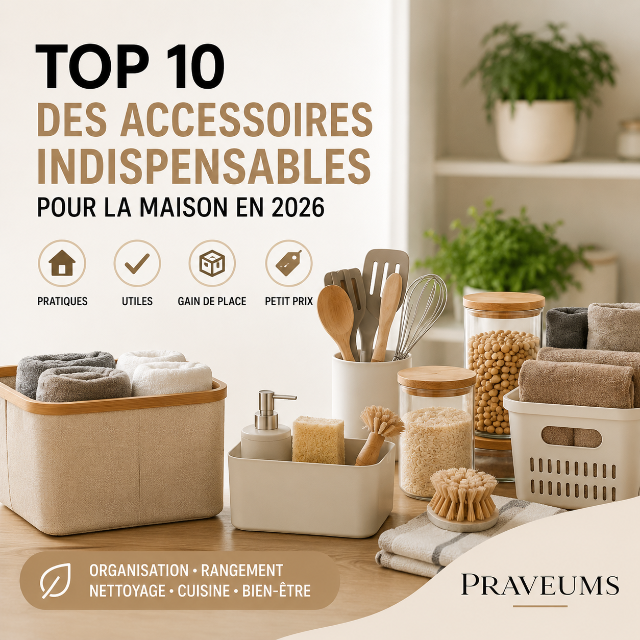 Top 10 des accessoires indispensables pour la maison en 2026