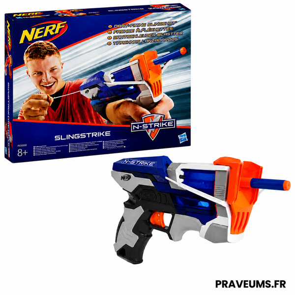 Nerf N-Strike Slingstrike Hasbro : le blaster Nerf ultra puissant que tous les enfants adorent